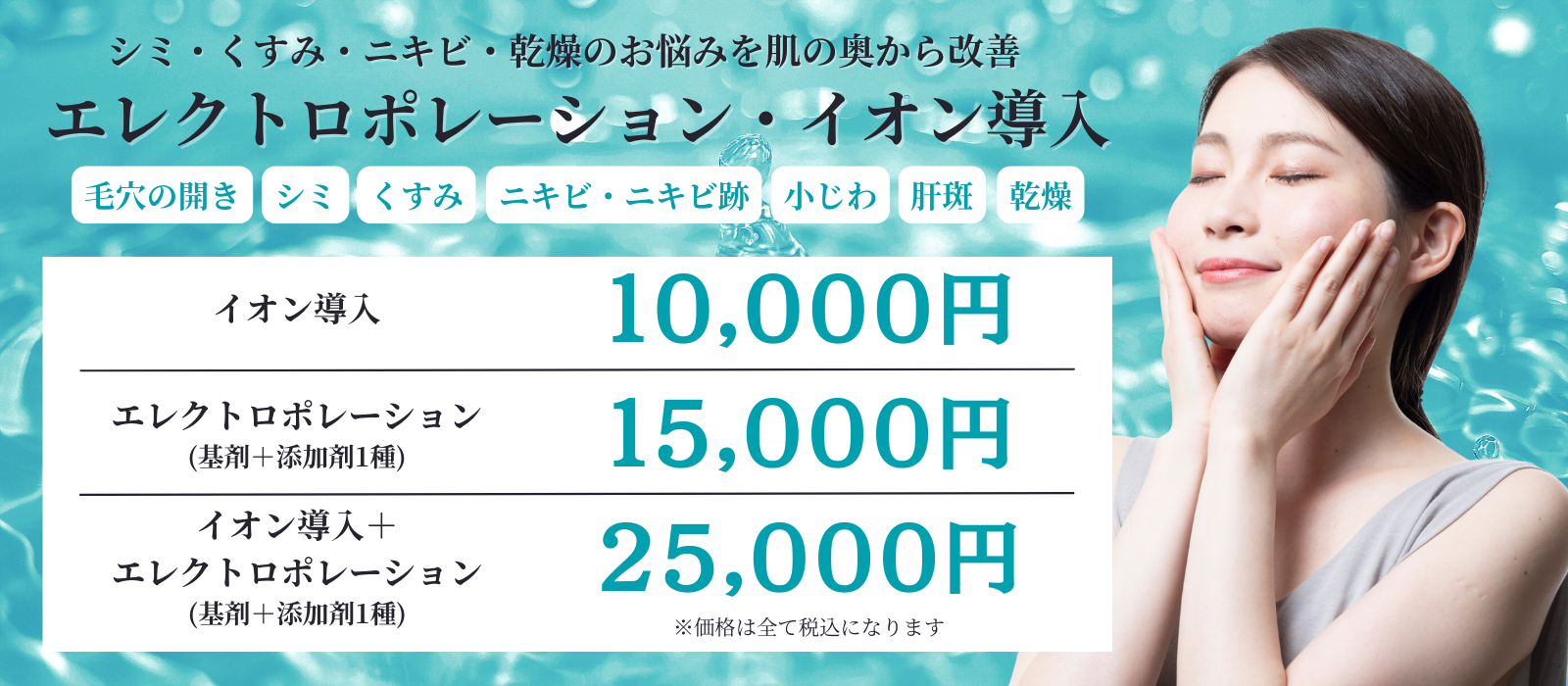 エレクトロポレーション・イオン導入